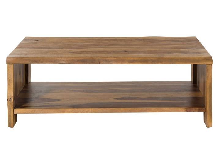 Couchtisch Sheesham 118x70x40 natur lackiert / sandgestrahlt PURE SHEESHAM #205