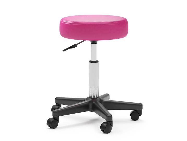 Rollhocker pink