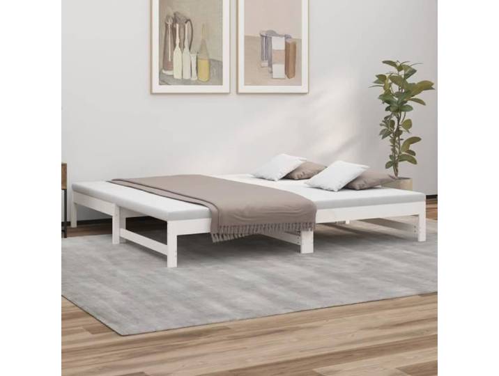 Lit coulissant - KEENSO - AB823400 - Bois de pin massif - 2 places - 100x200 cm