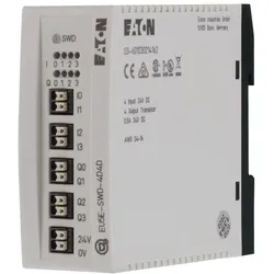 Eaton 116382 SWD-Ein-/Ausgabemodul, 24 V DC, 4 digitale Eingänge, 4 digitale Transistor-Ausgänge 0,5 A EU5E-SWD-4D4D