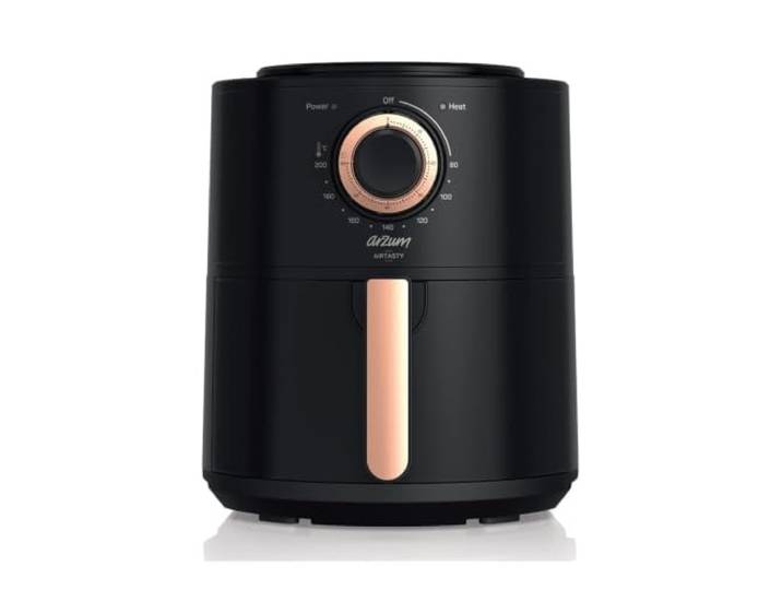 Arzum AR2062-B Airtasty Air Fryer with 4 L capacity, no oil, healthy fry, time and temperature setting, easy clean detachable basket