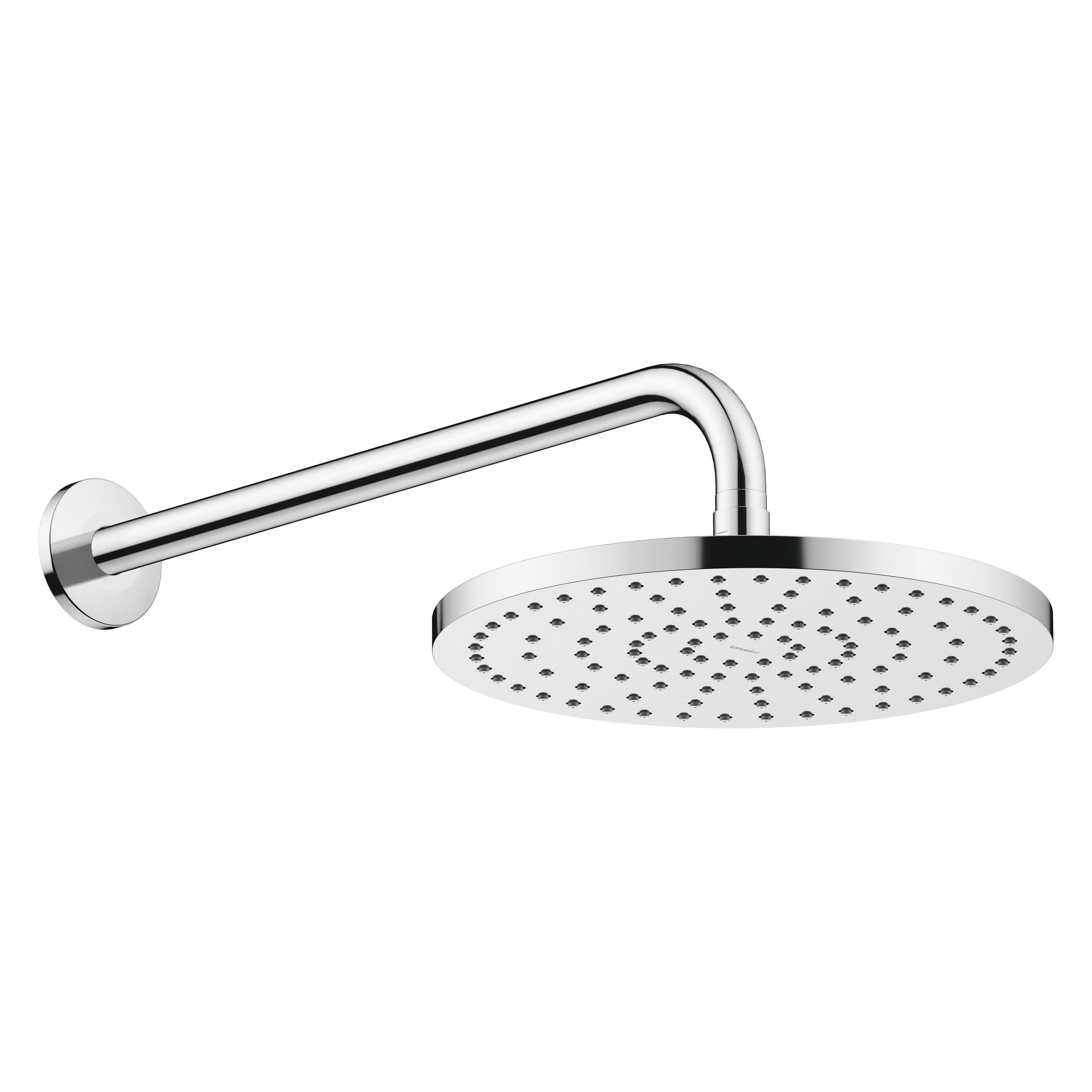 Duravit Brausen und Zubehör Kopfbrausenset 250 Chrom Hochglanz (1 Strahlart, 9 l/min) (UV0752001010)