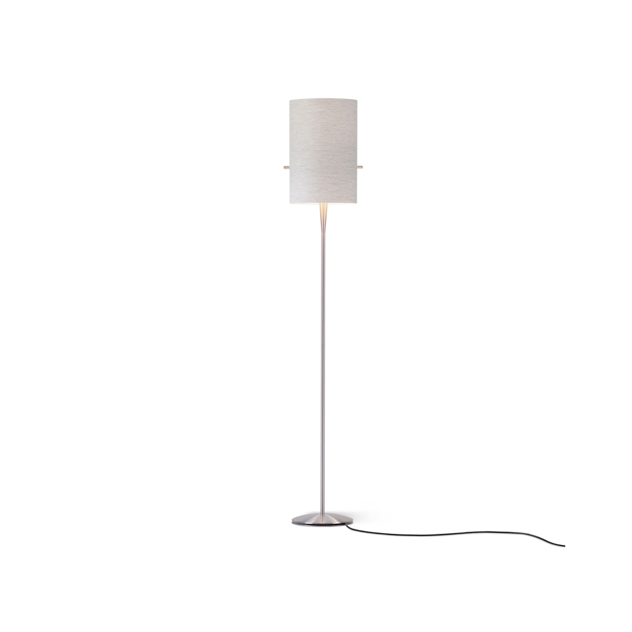Serien Lighting LED-Stehleuchte CLUB FLOOR L gebürstet/Melange grau CL2123 4260458633762