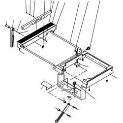 PROXXON 27070-75 Arretierhebel für Feinkreissäge FET
