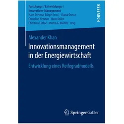 Innovationsmanagement in der Energiewirtschaft, Fachbücher von Alexander Khan