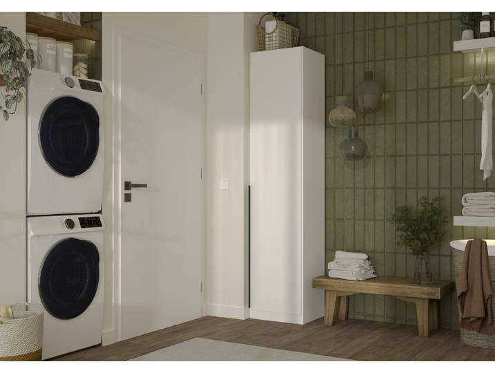 Armoire Avena 47cm Blanc/Blanc alpin