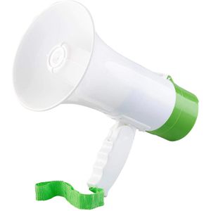 Böttcher-AG Megafon Kinder, 10 Watt & 80db, 300m Reichweite, Sirene, mit Akku