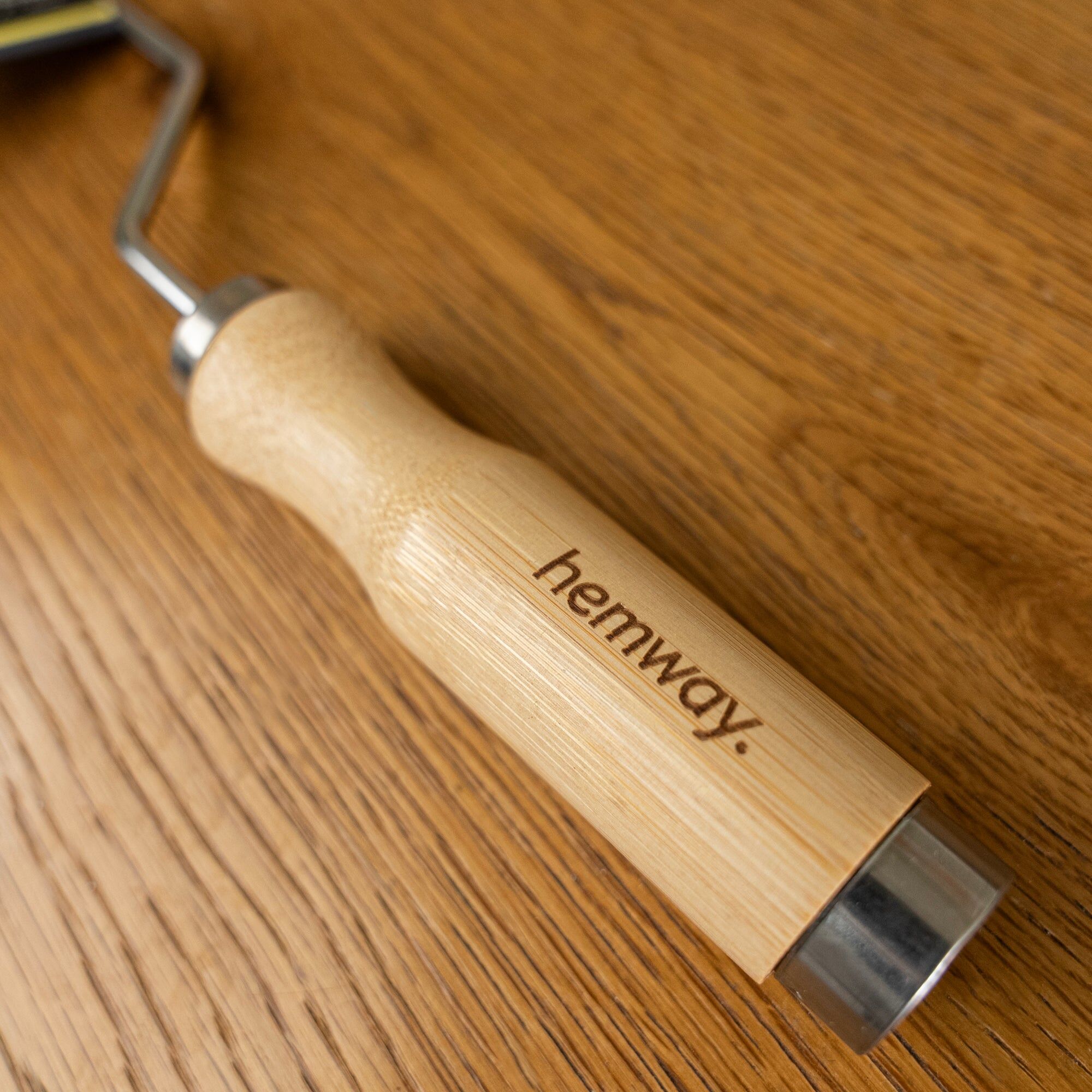 Hemway Premium Bamboo Paint Roller Frame   Tools   Eco-Friendly - 4 Inch