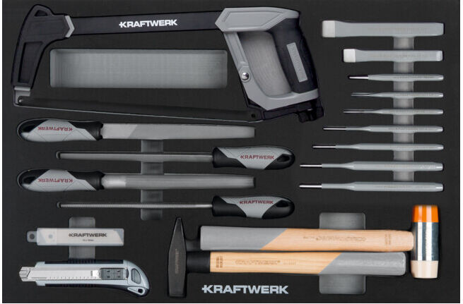 Kraftwerk Outils de frappe / Outils de coupe / Inserts à lime 27 pièces (105.102.016)