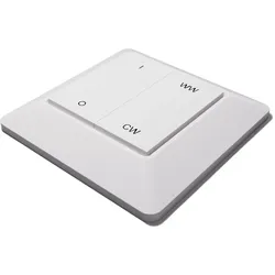 Halemeier, Lichtschalter + Storenschalter, 1-Kanal Wandsender MultiWhite Smart