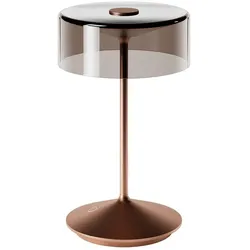 SIGOR LED Akku-Glasleuchte NUMOTION, 2,2W, 2200/2700K, IP54, (Flex-Mood) 161lm, mit Touch-Dimmer, bronze SIG-4526001