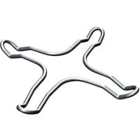 Espressokreuz HEZ298114, Untersetzer silber