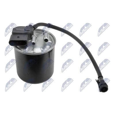 NTY Kraftstofffilter FFF-ME-003 mit Filterheizung 124mm für Mercedes