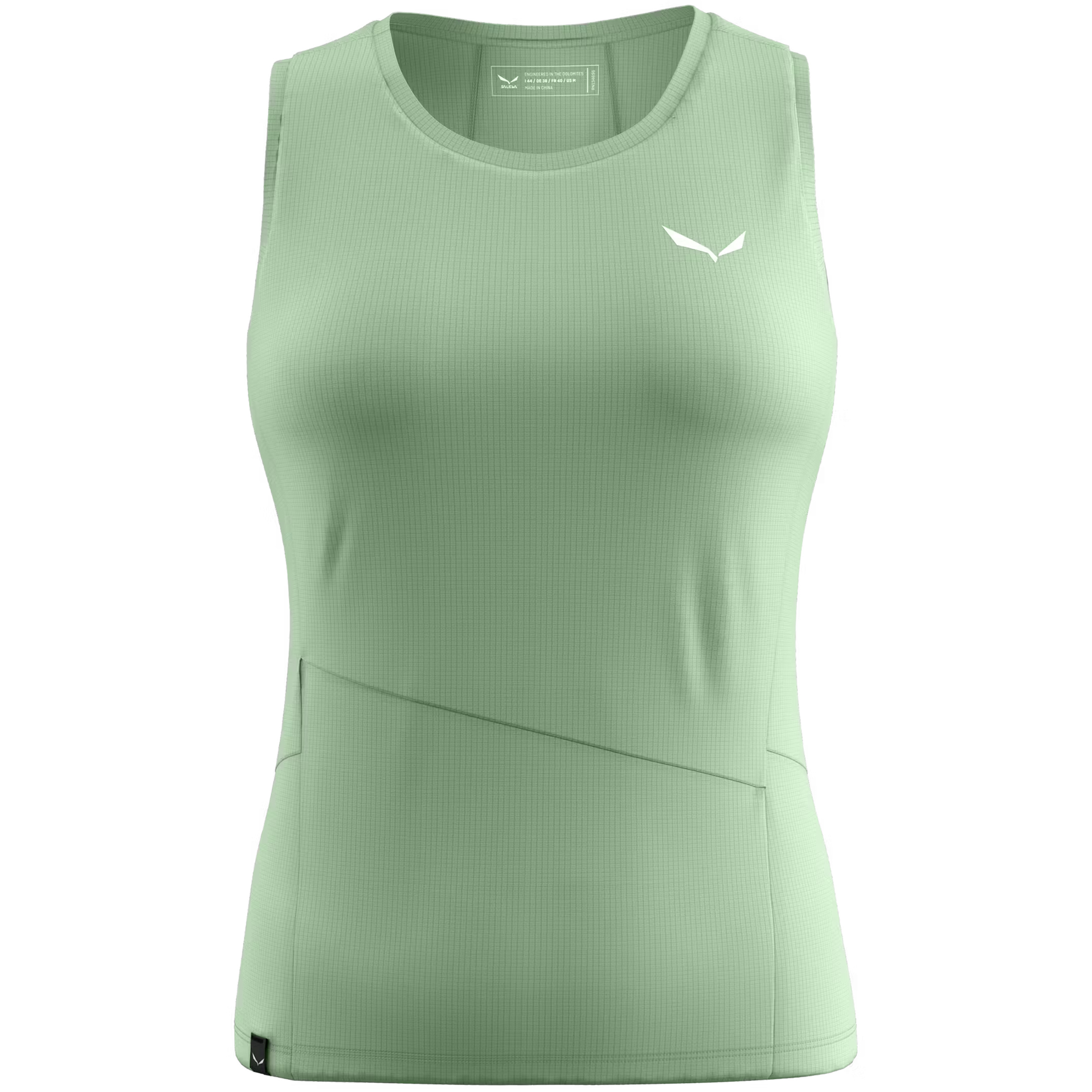 Salewa Puez Sporty Dry Top Damen Tanktops gruen Größe S Trekking