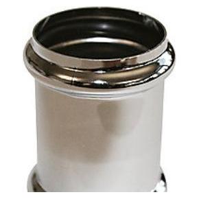 Doppelmuffe Messing vc mit 2 O-Ringen (100399)
