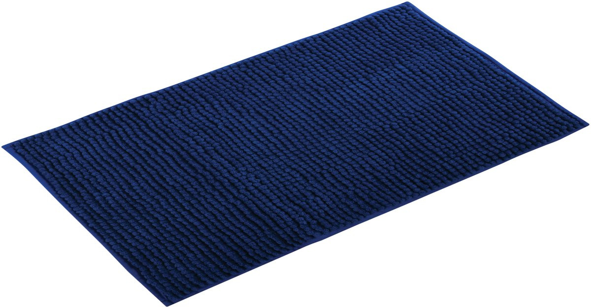 MSV Badmat Chenille van Microvezel - Blauw