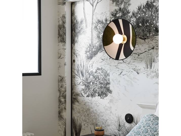 Sonia Laudet applique murale Ø 40 cm bouleau - MARKET SET - Salon / séjour - Design - Tissu / textile - Rond