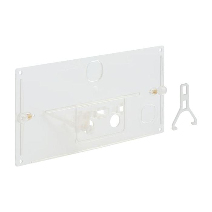 Geberit Schutzplatte 240026001 transparent, Hebelmechanik und Bügel