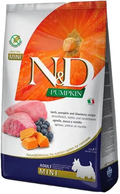 Farmina Ração Cão Adulto Mini ND Abóbora Borrego 7 Kg