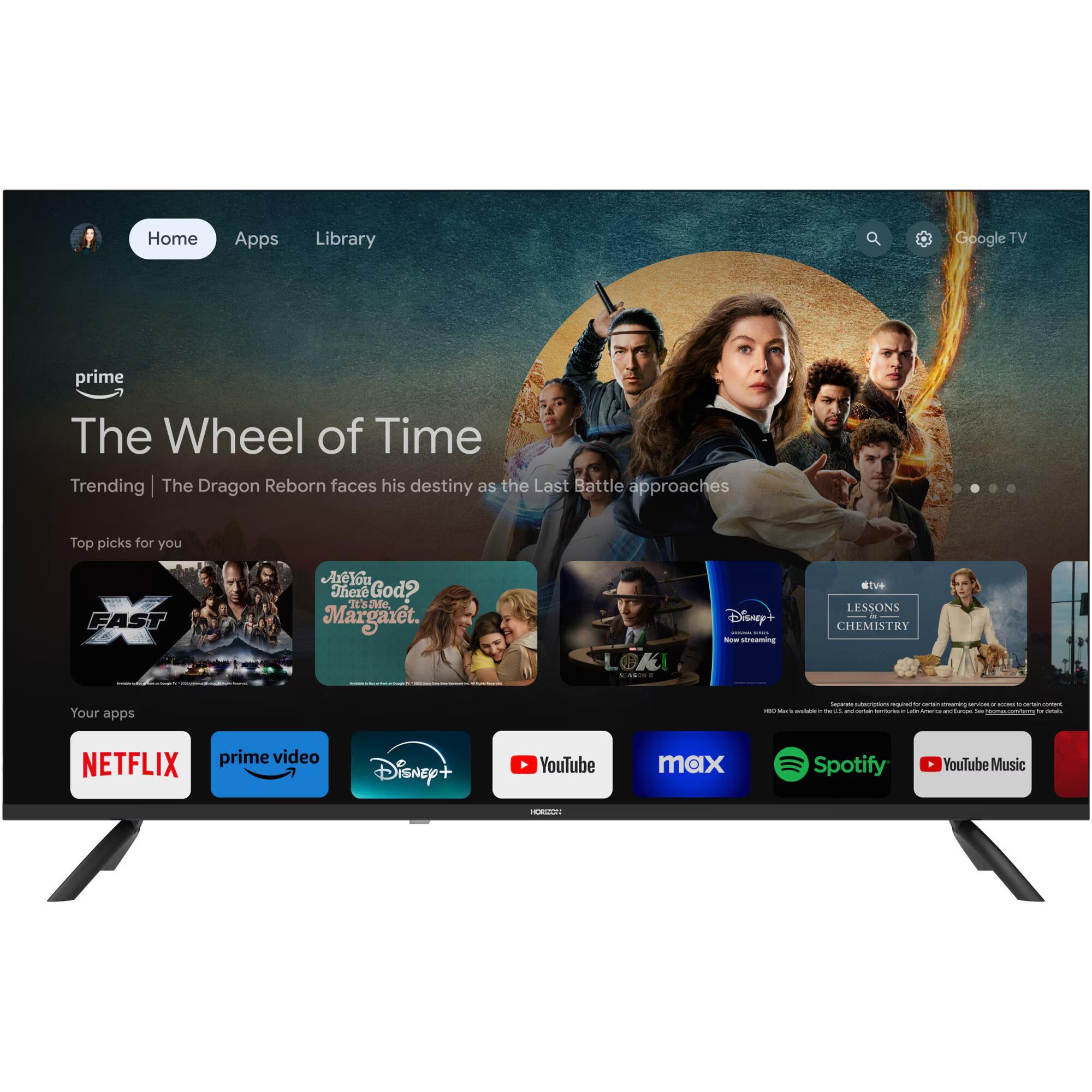 Horizon 50HL7590U/D XT Line Google TV 50", 127 cm 4K UHD, LED, Voice Assistant, 2024