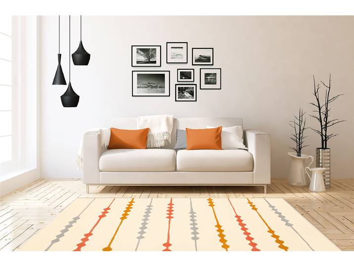 Tapis à poils courts Spirit 3083 Beige 170 x 1 x 240cm Autres