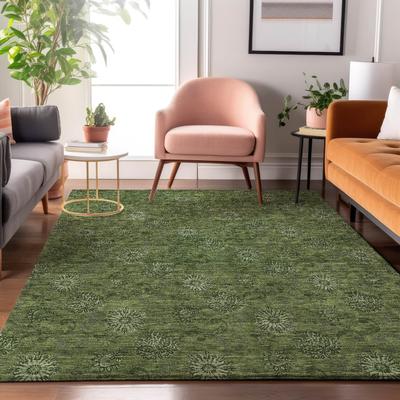 Addison Rugs Premium Washable Super Soft Floral Imprint Mayfield Rug