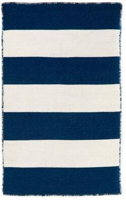 Liora Manne Lush Decor Sorrento Rugby Stripe Indoor/Outdoor Rug