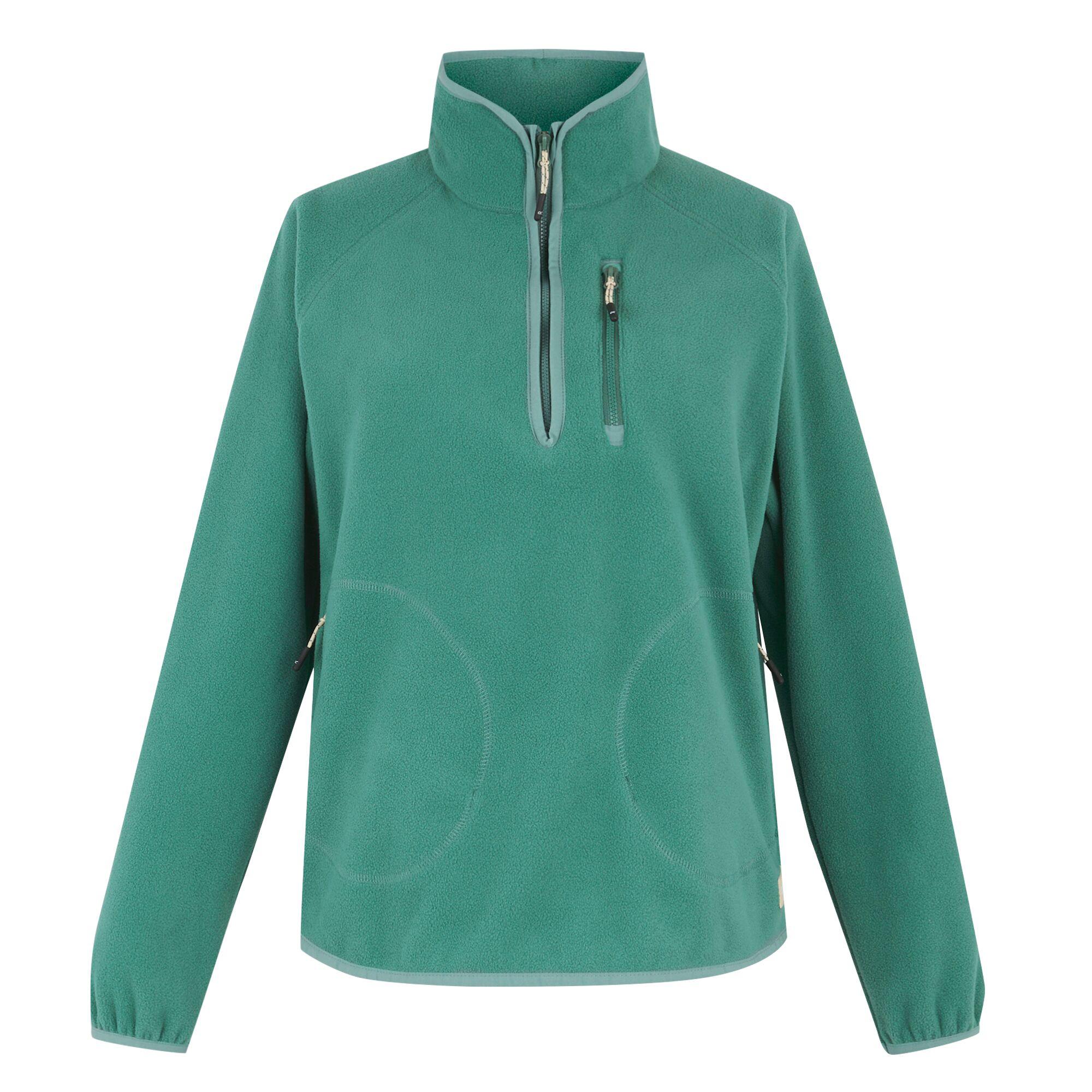 Regatta Dames/Dames Frankie Quarter Zip Fleece Top (Sparrengroen)