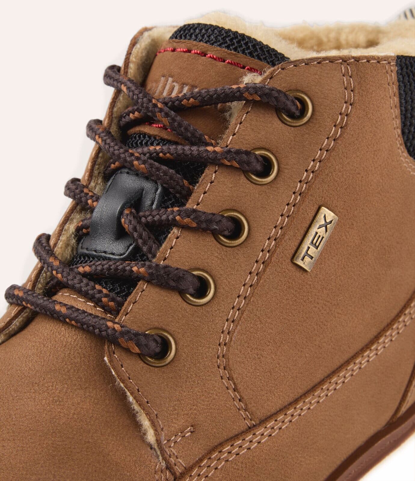 Walbusch Aquastop Thermo HighTop, , Farbe Braun, 43, innen warmer Webpelz mit Reißverschluss Herren