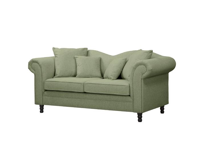 2-Sitzer Sofa Grün Flachgewebe Nea 185 x 84 x 79cm Modern