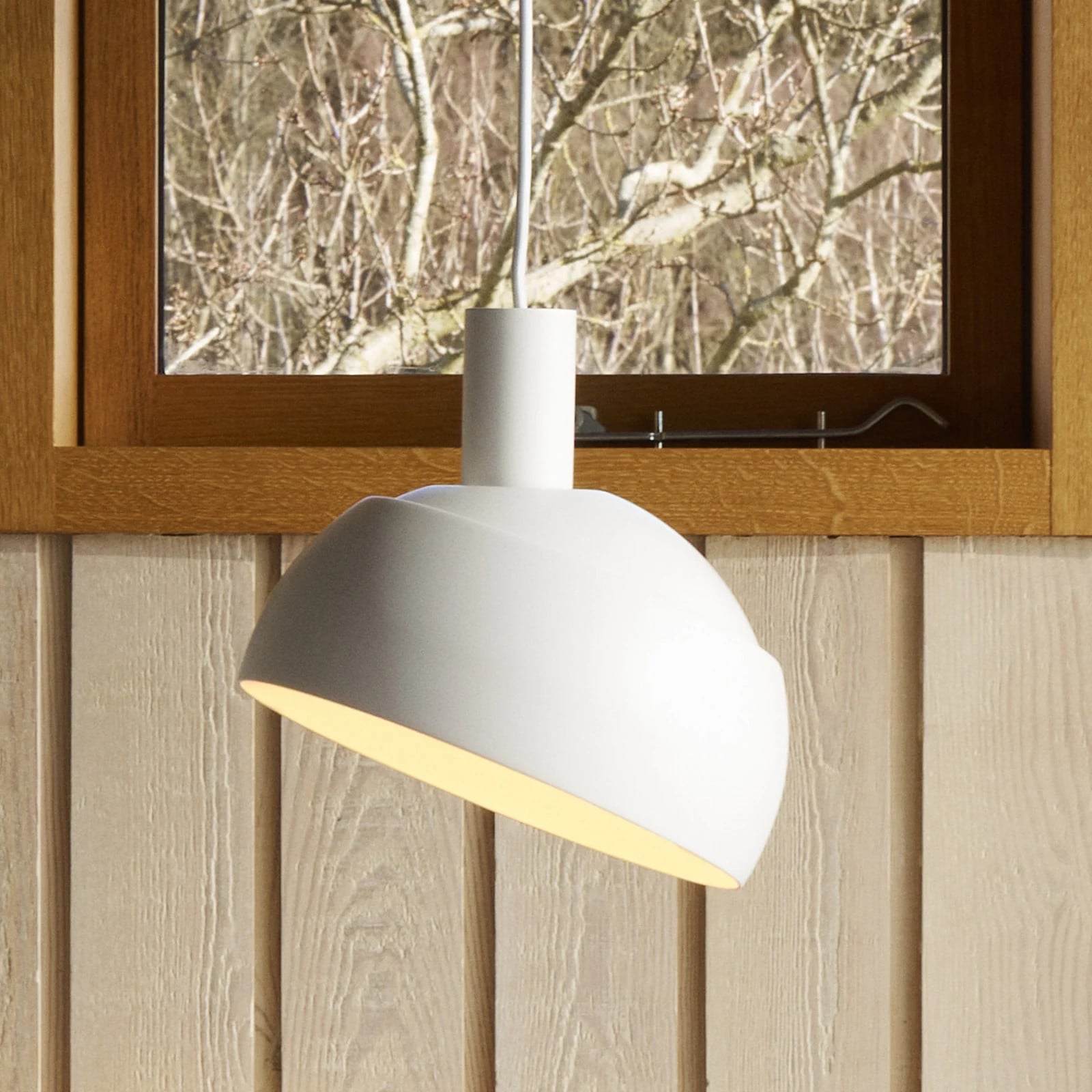 Louis Poulsen FJ Elements hanglamp wit, rond, Ø 25 cm, E27