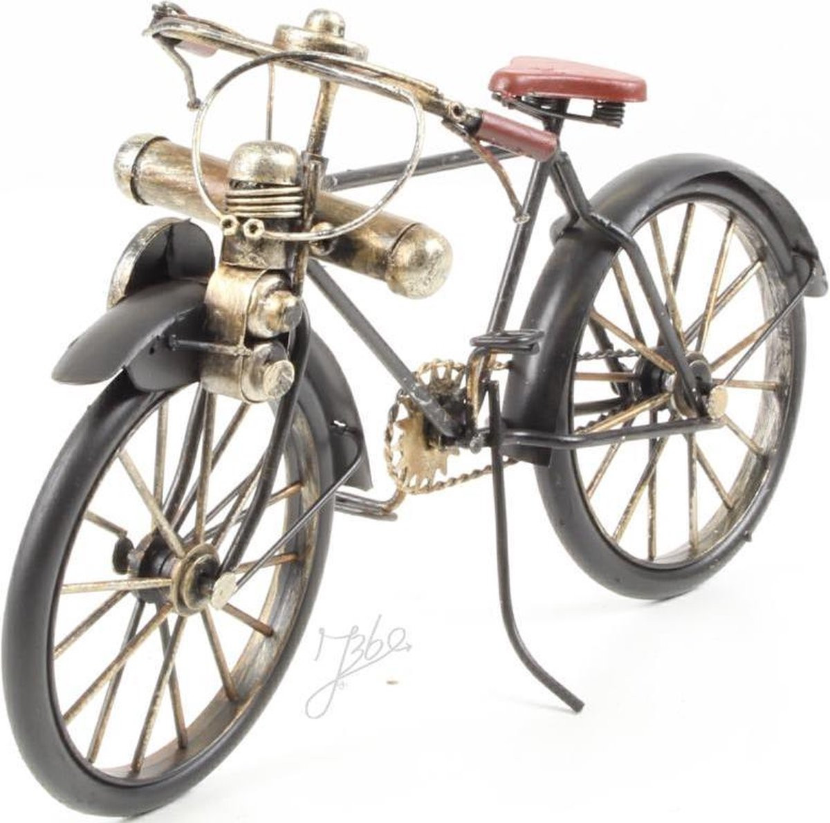Solex bromfiets model eenvoudige blikken fiets met hulpmotor in blik
