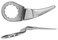 FEIN Schneidmesser geschwungene Form, Schneidenlänge 45 mm, Gesamtlänge 80 mm 63903072017