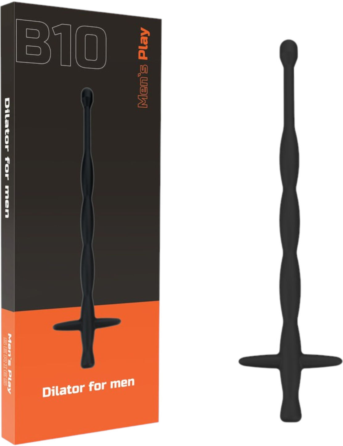 Men's Play Erospace Men's Play - silicone urethral dilator (black)
