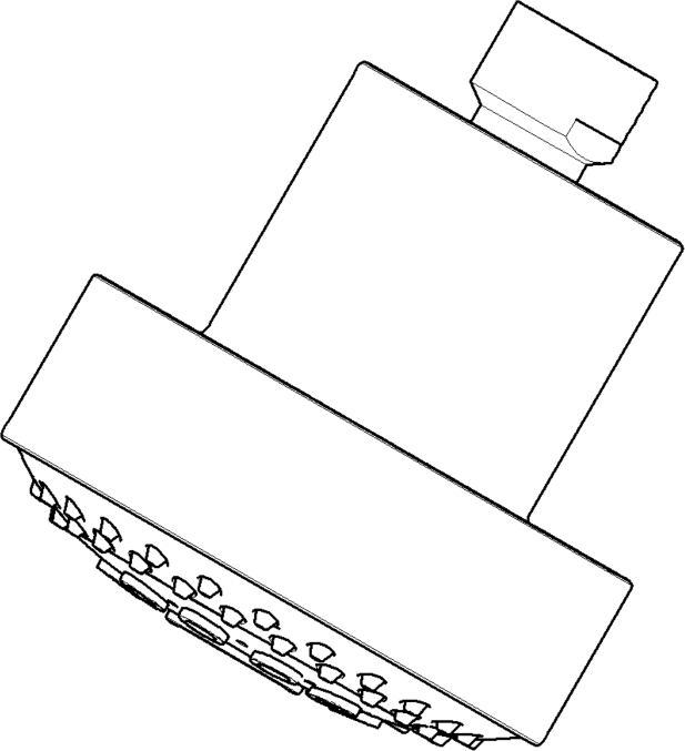 Dornbracht Kopfbrause Modern 04121111000-06 platin matt