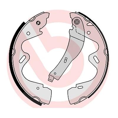 Brembo Bremsbackensatz [Hersteller-Nr. S56517] für Nissan