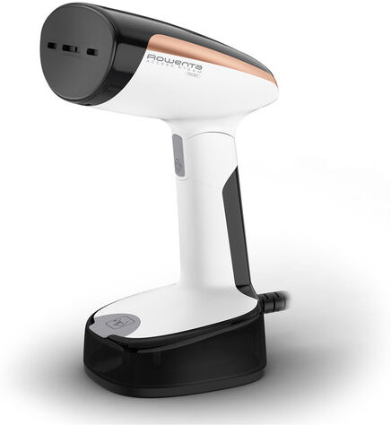 Rowenta Access Steam Pocket, Stiratore Verticale Portatile, Pieghevole, Black & White