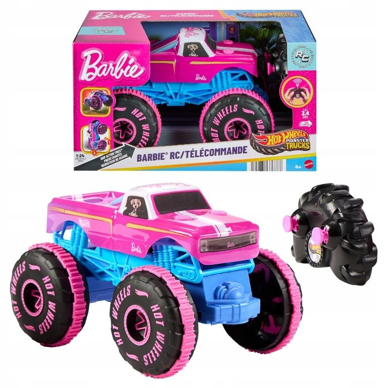 Hot Wheels Barbie Monster Truck op afstand bestuurd speelgoedvoertuig