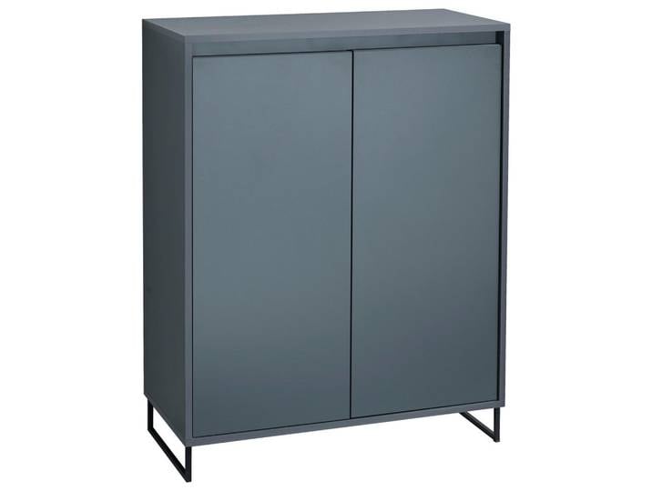 Carryhome Kommode, Anthrazit, Metall, 2 Fächer, 80x103x38 cm, Typenauswahl, Wohnzimmer, Kommoden & Sideboards, Kommoden
