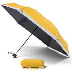 Pantone Travel Regenschirm gelb mit Etui