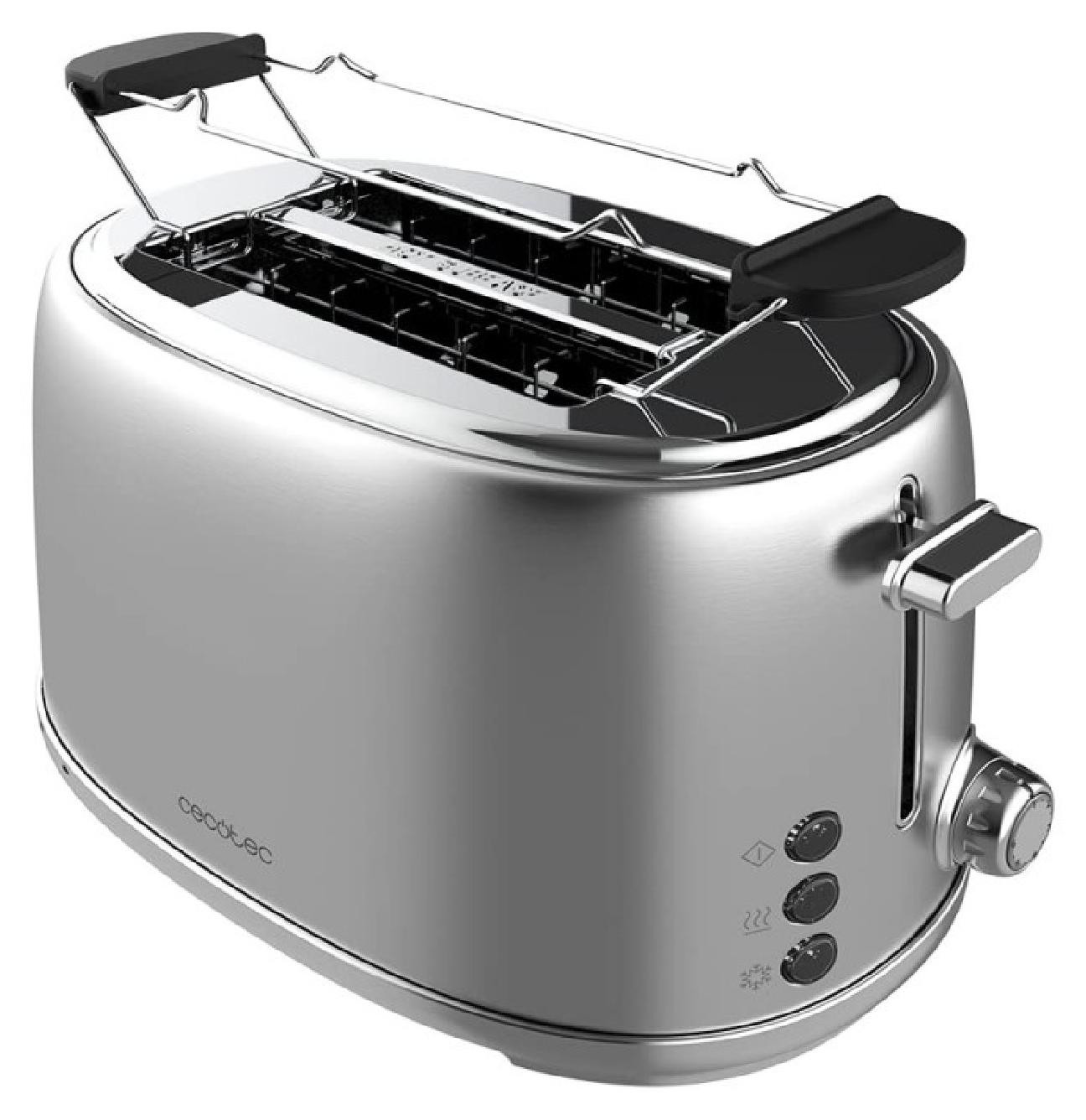 Cecotec Toast&Taste 1000 Retro dubbele broodrooster, 980 W