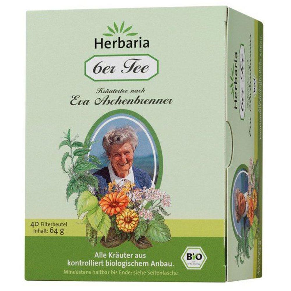 6ER TEE EVA Aschenbrenner Bio 40 St Filterbeutel