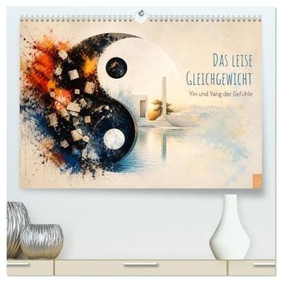 Das leise Gleichgewicht - Yin und Yang der Gefühle (hochwertiger Premium Wandkalender 2027 DIN A2 quer), Kunstdruck in Hochglanz