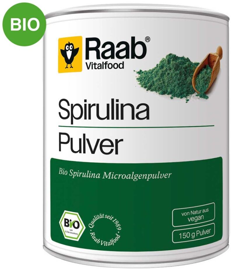 Raab Vitalfood Spirulina Bio Pulver 150g