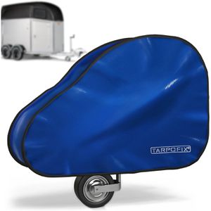 Tarpofix Deichselabdeckung DH8, 130 x 75 cm, aus PVC-Material, blau, für Pferdeanhänger