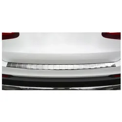 Aristar, Kennzeichenhalter, Edelstahl Ladekantenschutz für Mercedes GLC (SUV) ab 2015 bis heute (Heck, Langformat)