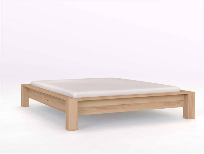 Bett Kernbuche „Ina“ 180 x 220 cm Massivholz Buche