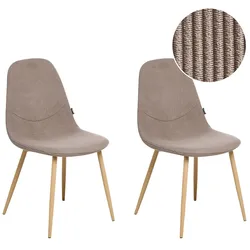 ESSZIMMERSTUHL 2er-Set Beige Hilden