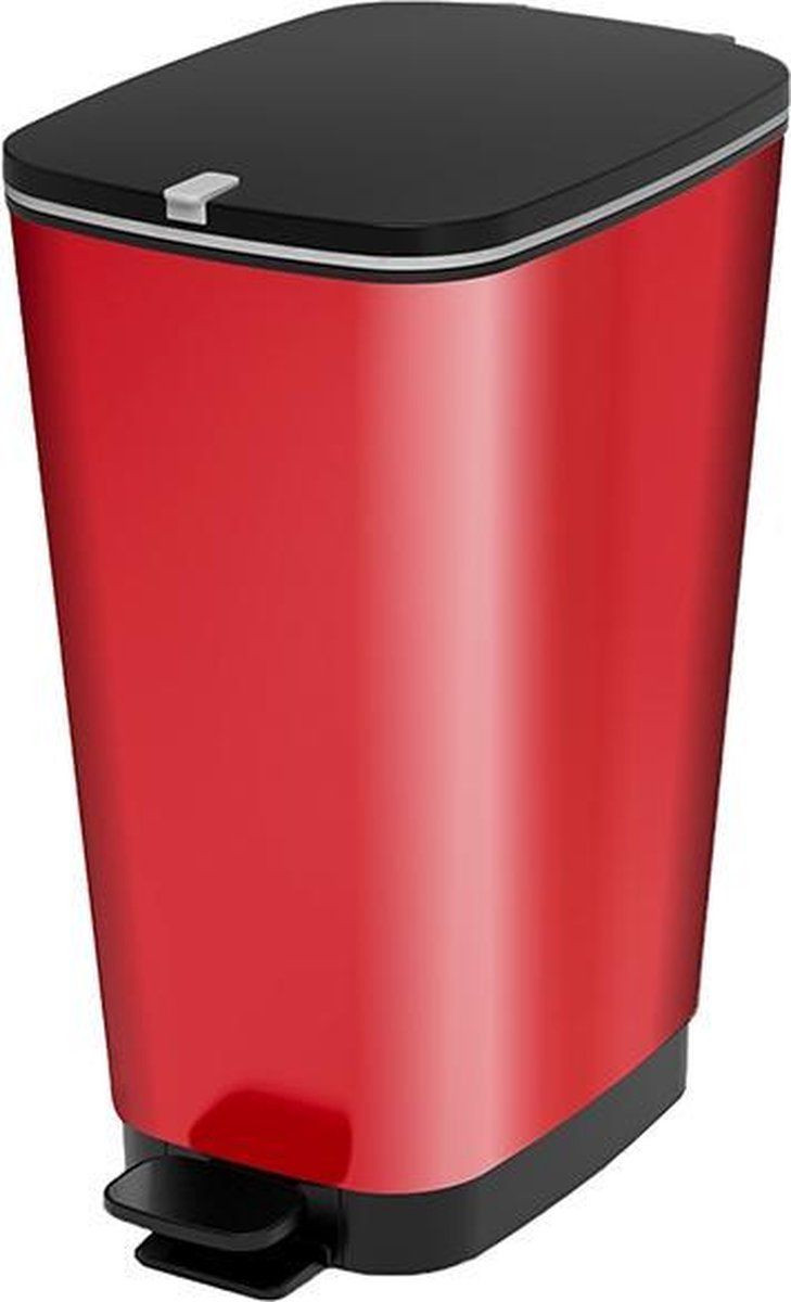 Kis Chic Bin Prullenbak - 50 l - Vingerafdrukvrij - Rood