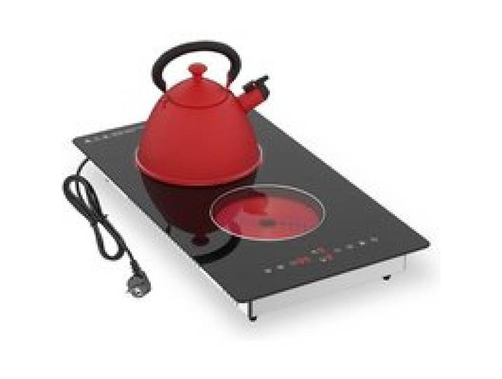 Plaque Vitrocéramique 2 Feux 3000W 30Cm Vitrocéramique Portable